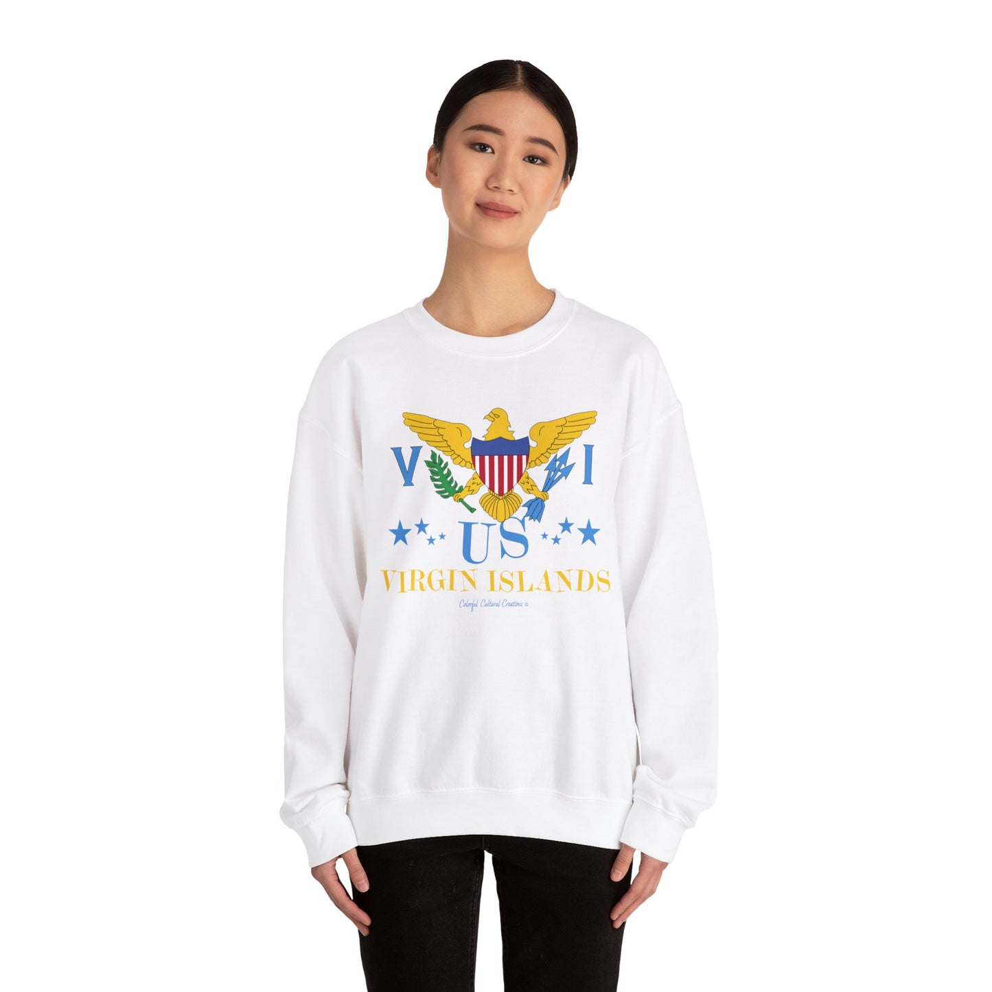 US Virgin Islands Unisex Heavy Blend™ Crewneck Sweatshirt (Copy)