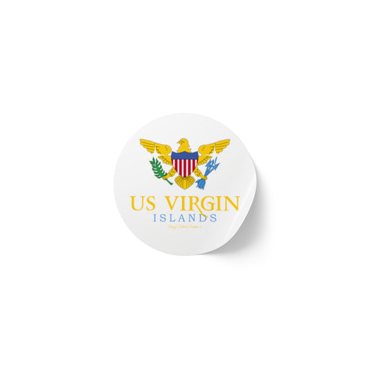 US Virgin Islands Round Sticker Label Rolls (Copy)