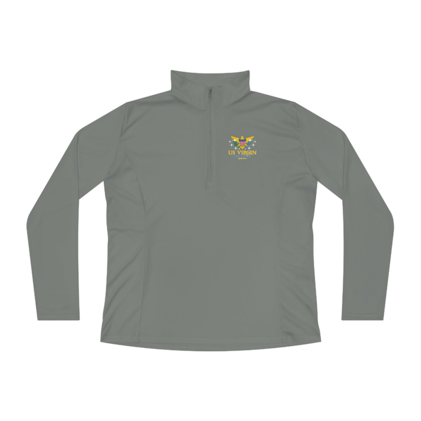 US Virgin Islands Ladies Quarter-Zip Pullover (Copy)