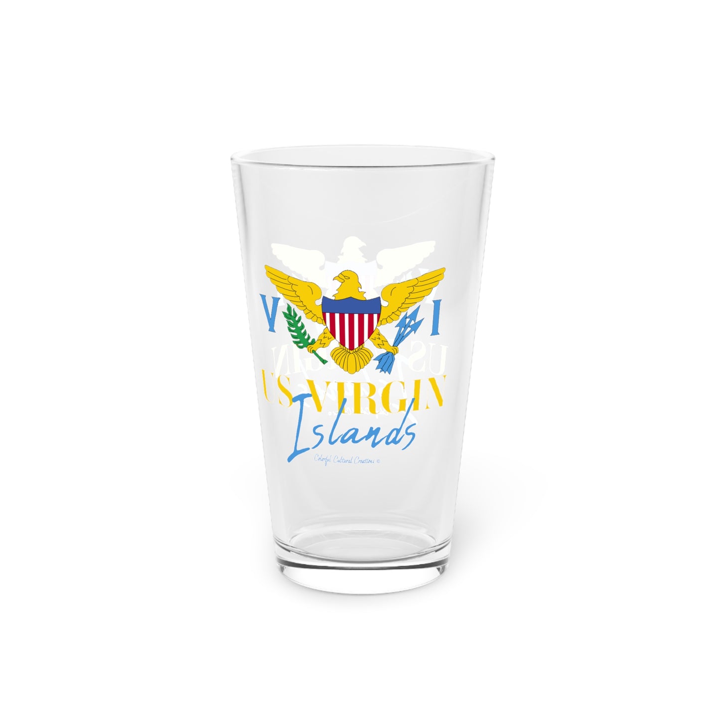 US Virgin Islands Pint Glass, 16oz (Copy)