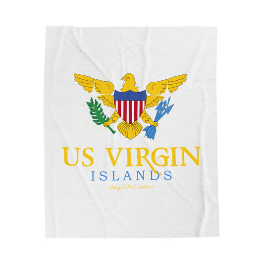 US Virgin Islands Velveteen Plush Blanket (Copy)