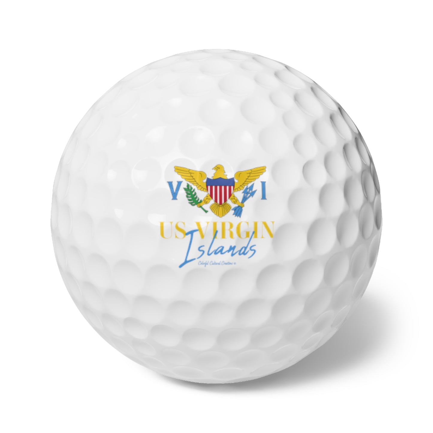 US Virgin Islands Golf Balls, 6pcs (Copy)