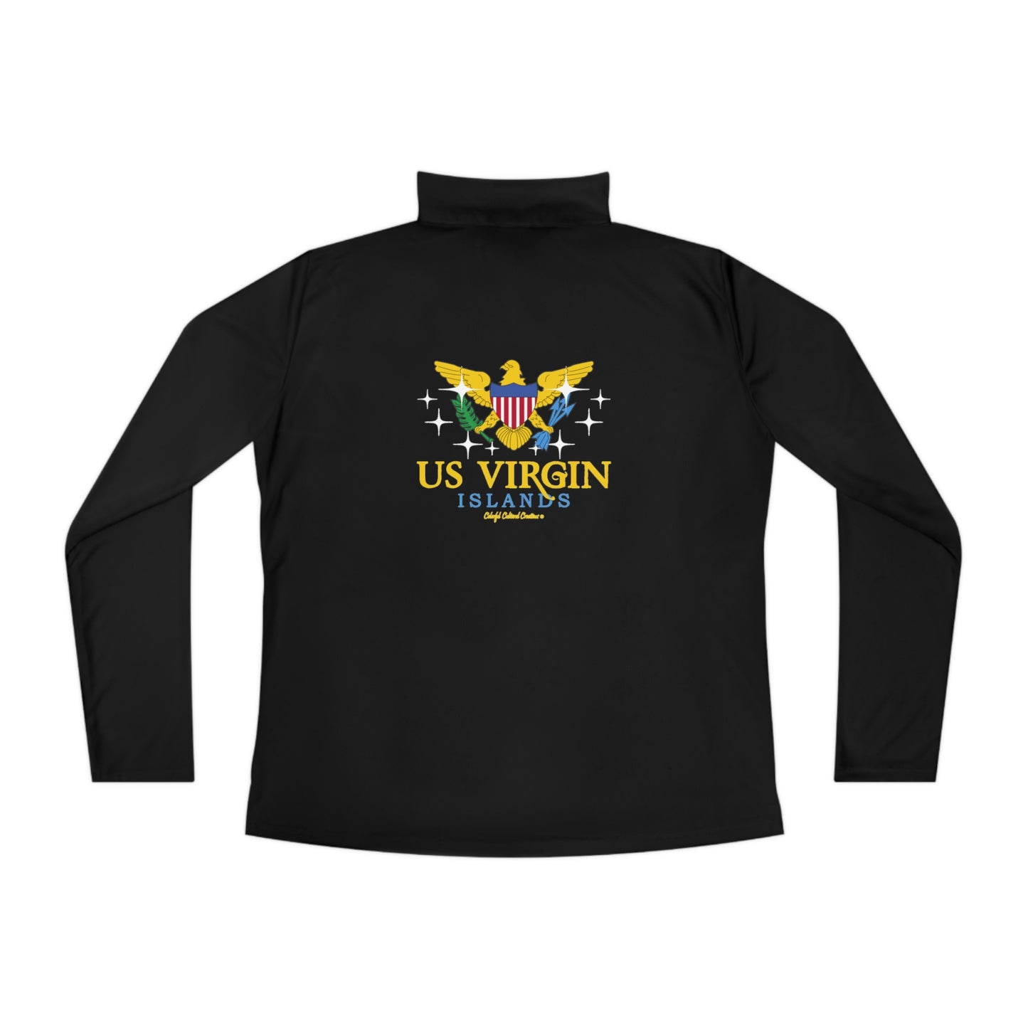 US Virgin Islands Ladies Quarter-Zip Pullover (Copy)
