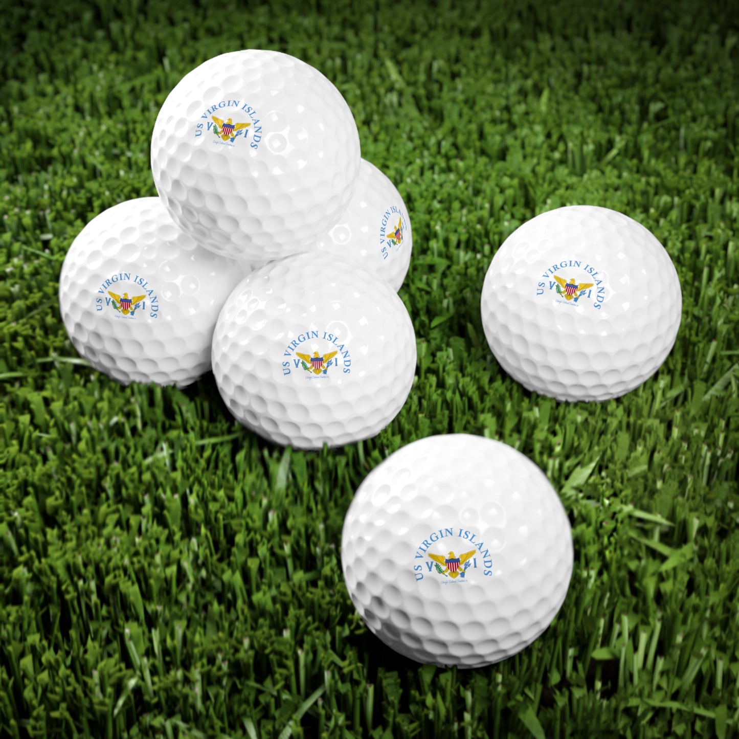 US Virgin Islands Golf Balls, 6pcs (Copy)