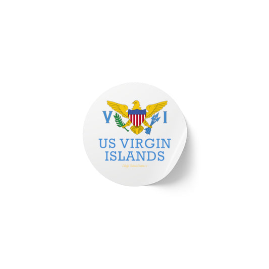US Virgin Islands Round Sticker Label Rolls (Copy)