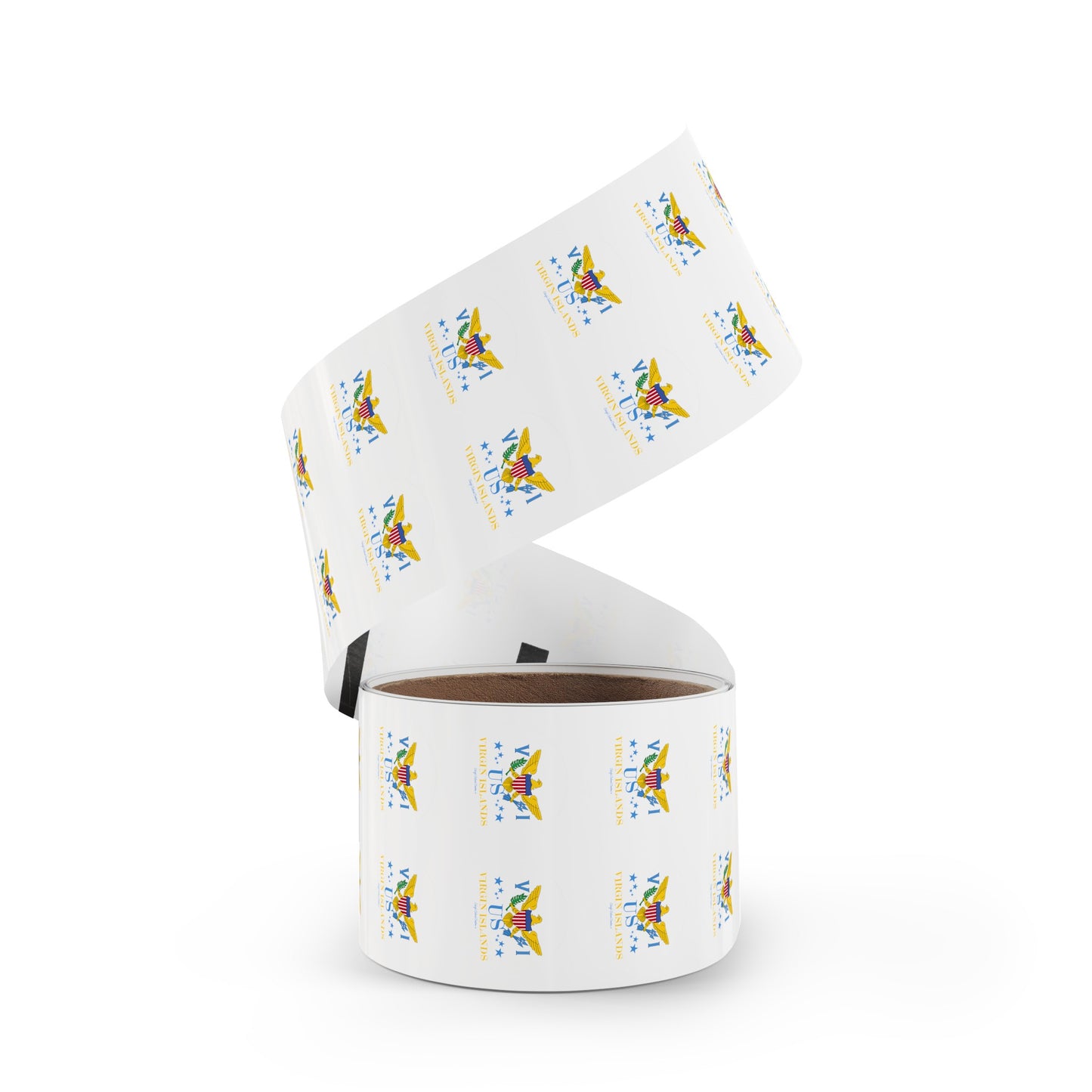 US Virgin Islands Round Sticker Label Rolls (Copy)