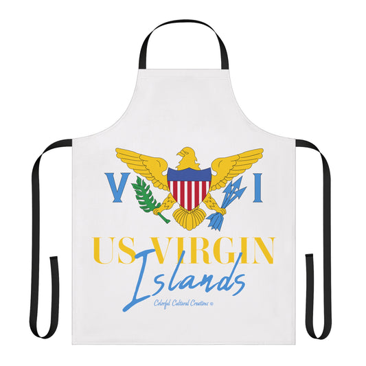 US Virgin Islands Apron, 5-Color Straps (AOP) (Copy)