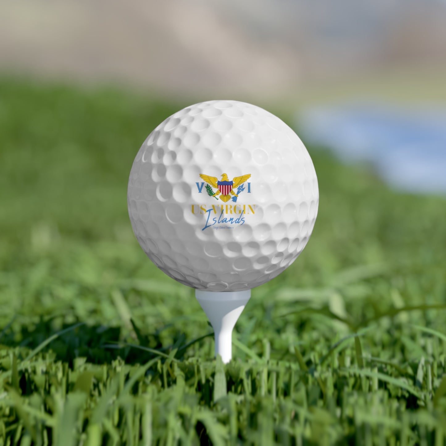 US Virgin Islands Golf Balls, 6pcs (Copy)