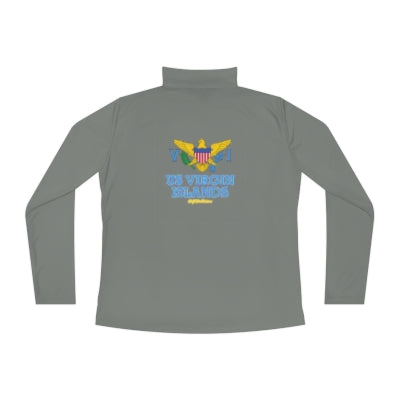 US Virgin Islands Ladies Quarter-Zip Pullover (Copy)