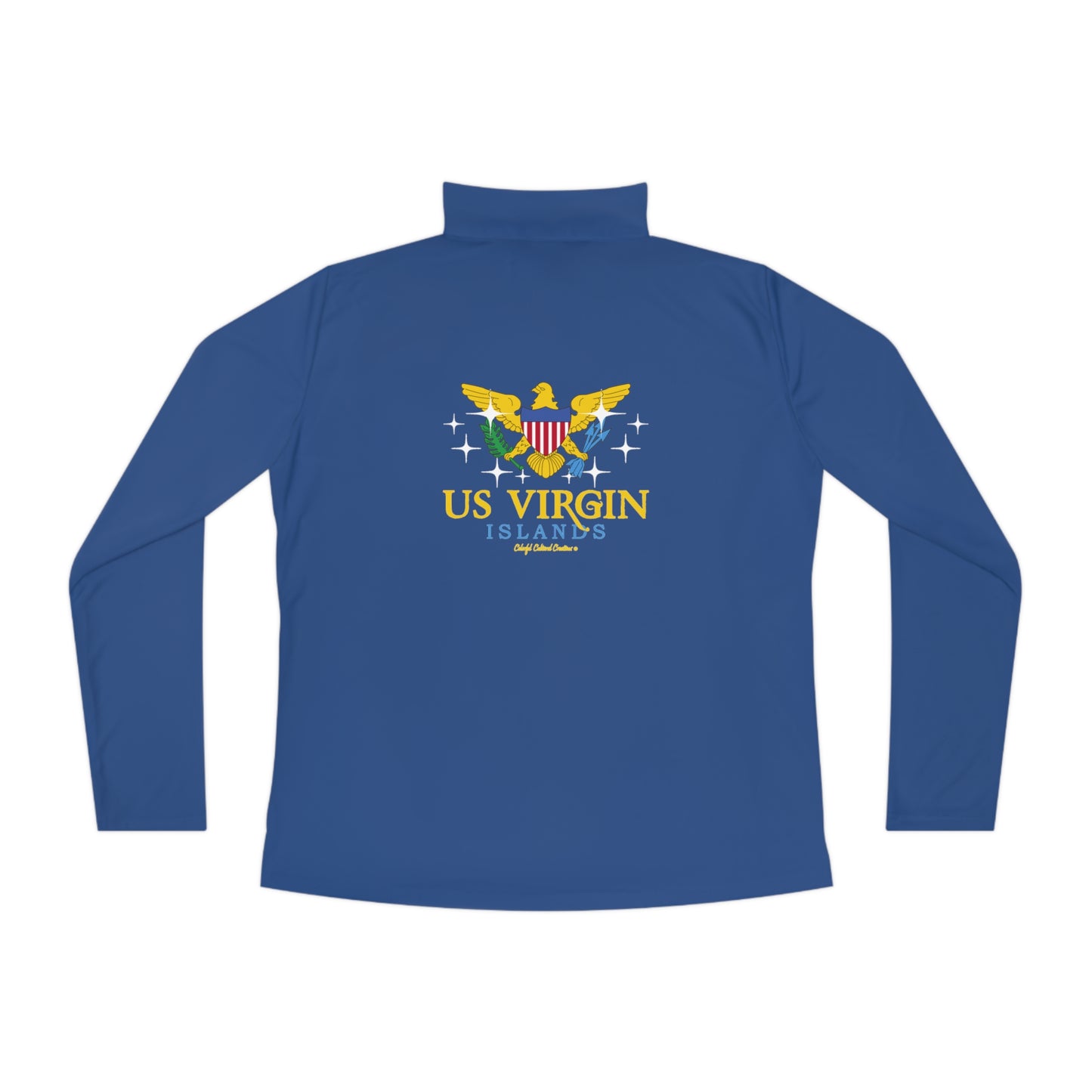US Virgin Islands Ladies Quarter-Zip Pullover (Copy)