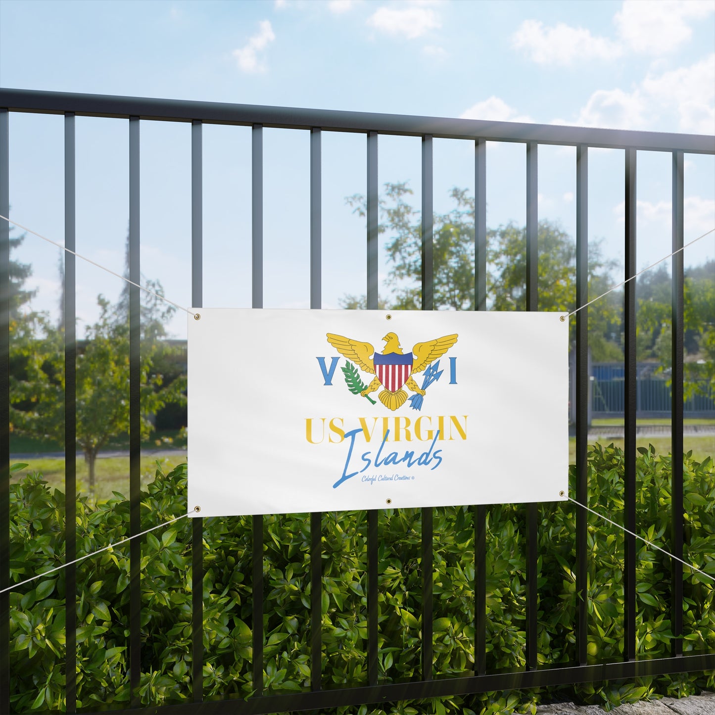 Us Virgin Islands Matte Banner (Copy)