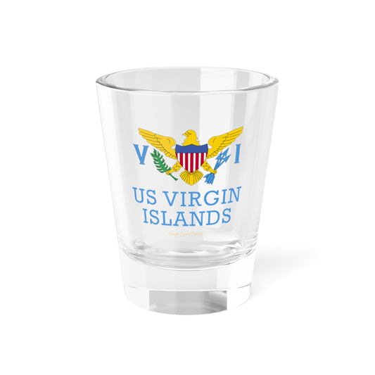 US Virgin Islands Shot Glass, 1.5oz (Copy)