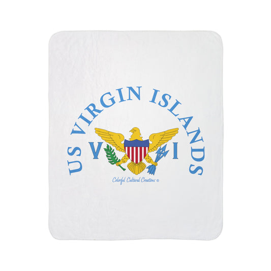 US Virgin Islands Fleece Sherpa Blanket (Copy)