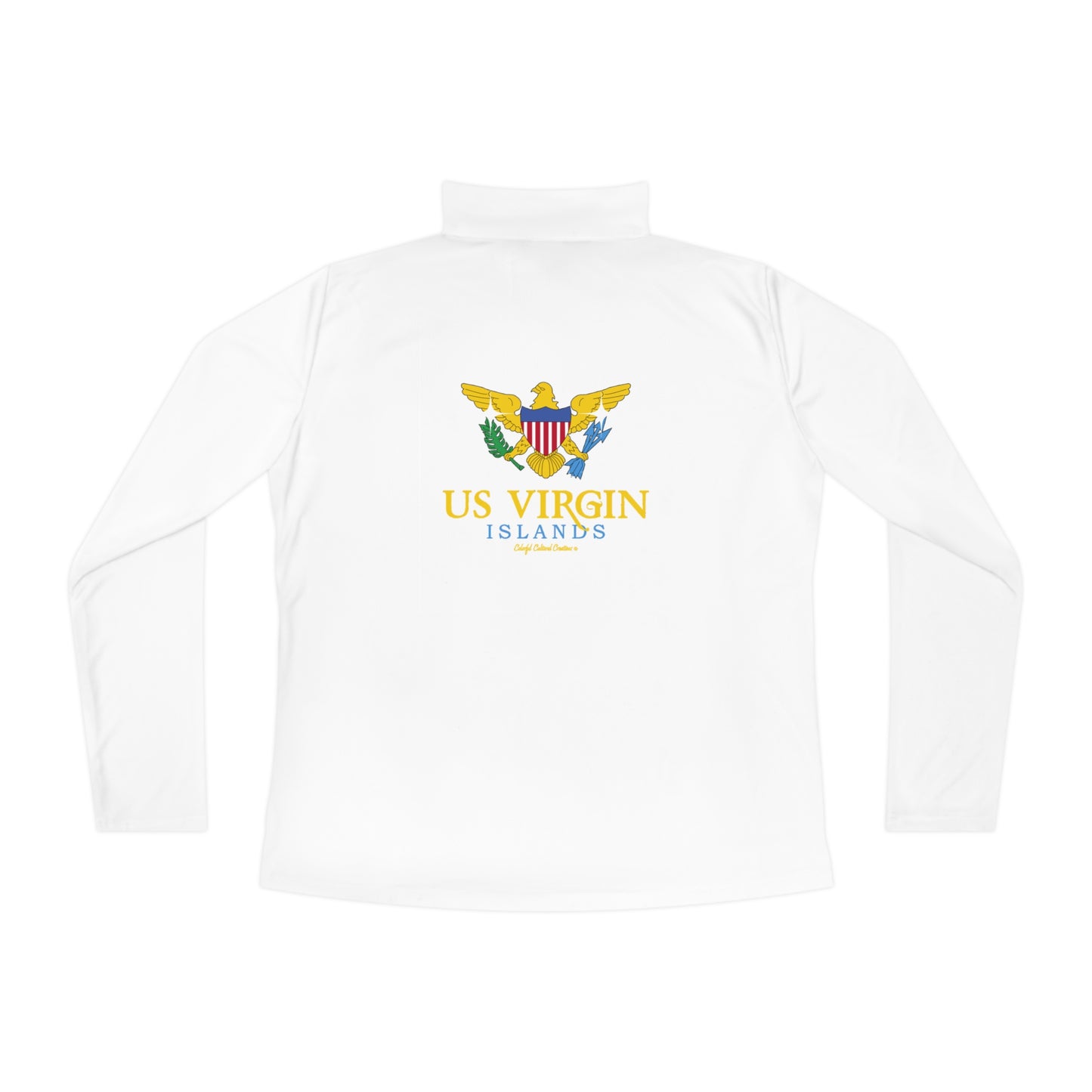 US Virgin Islands Ladies Quarter-Zip Pullover (Copy)