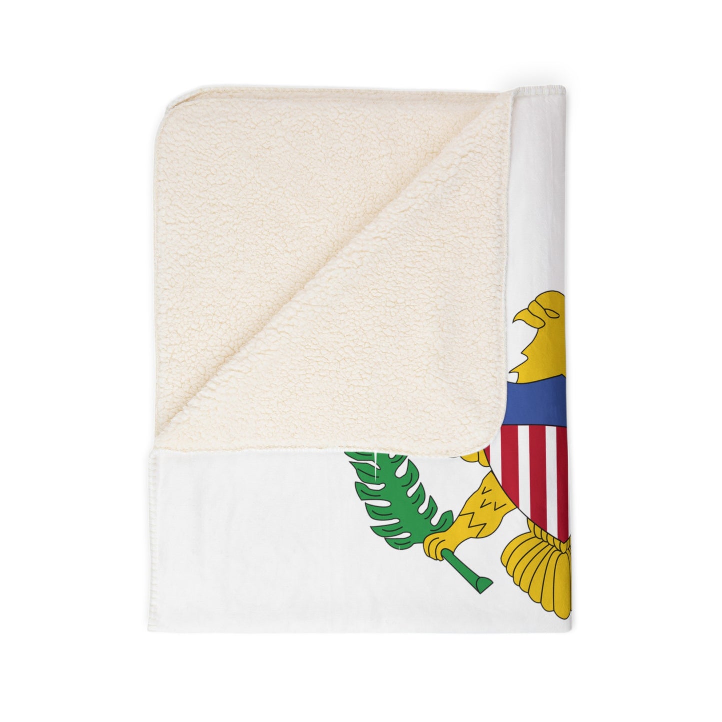 US Virgin Islands Fleece Sherpa Blanket (Copy)
