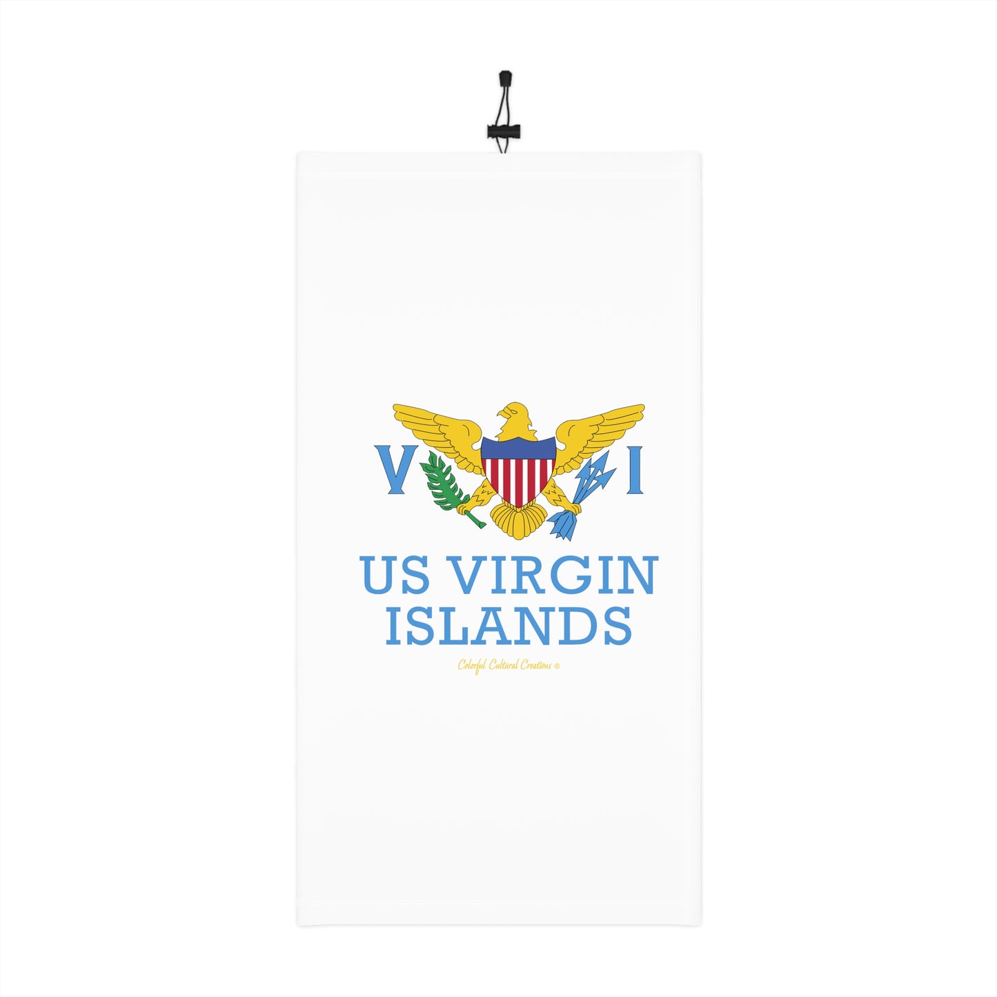 US Virgin Islands Winter Neck Gaiter With Drawstring (Copy)