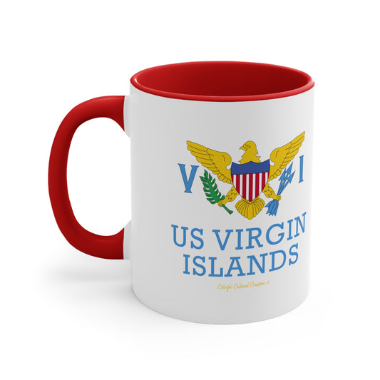 US Virgin Islands Accent Coffee Mug, 11oz (Copy)